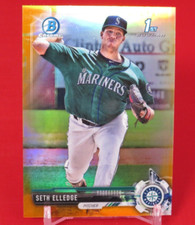 Seth Elledge ORANGE  Refractor /25 2017 Bowman Chrome 1st Bowman