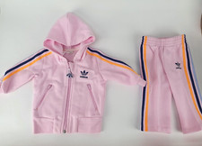 Adidas Originals Full Zip Hooded Open Leg Tracksuit Infant Set 6 Months