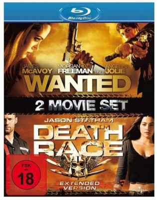 Wanted / Death Race - Extended Version (Blu-ray) Neu & OVP