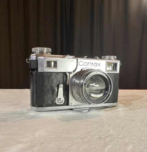 Zeiss Ikon Contax II Rangefinder 35mm with Sonnar F/2 5cm Lens