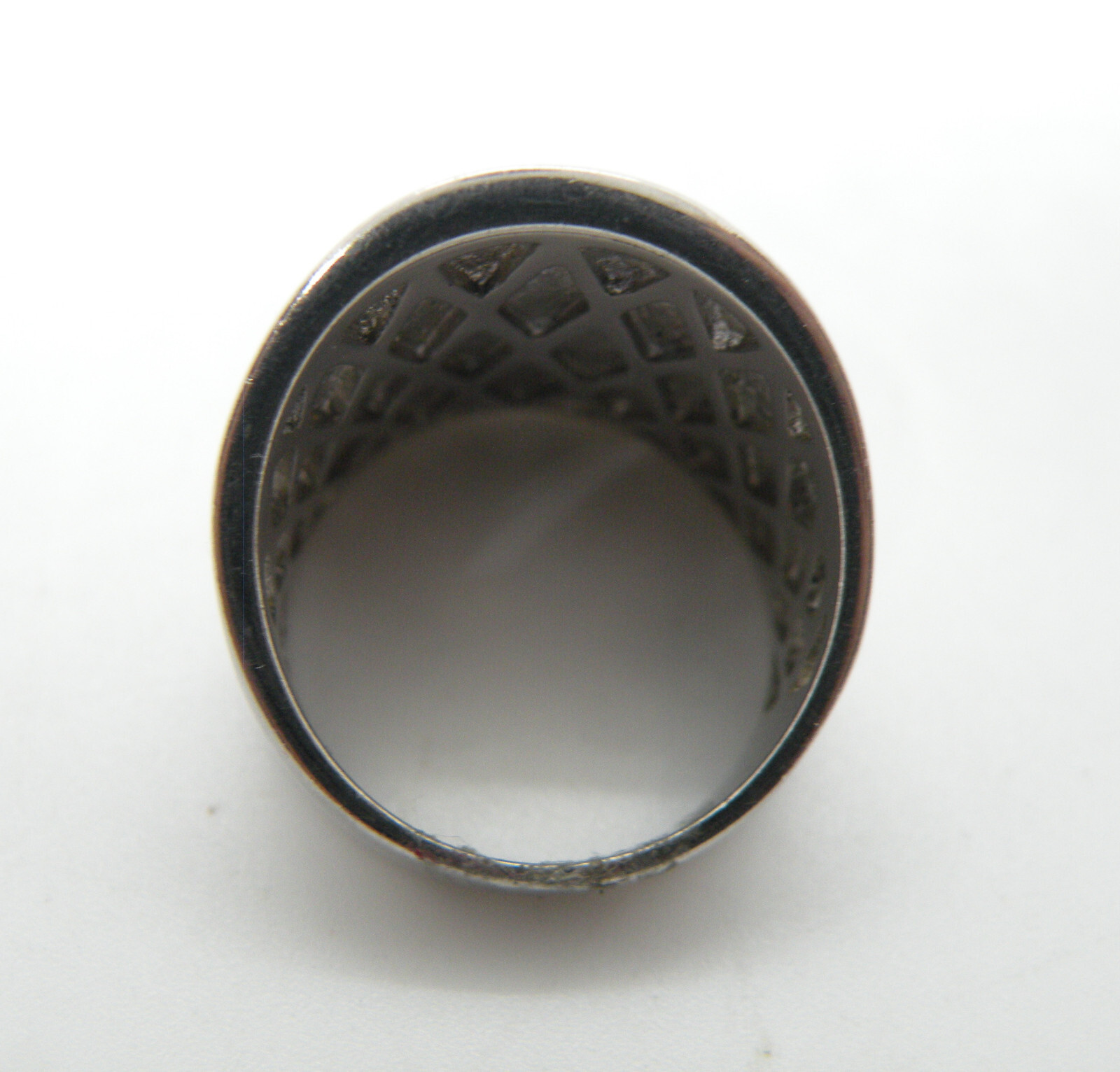 SETA Signed Sterling Silver Statement Band Women … - image 3