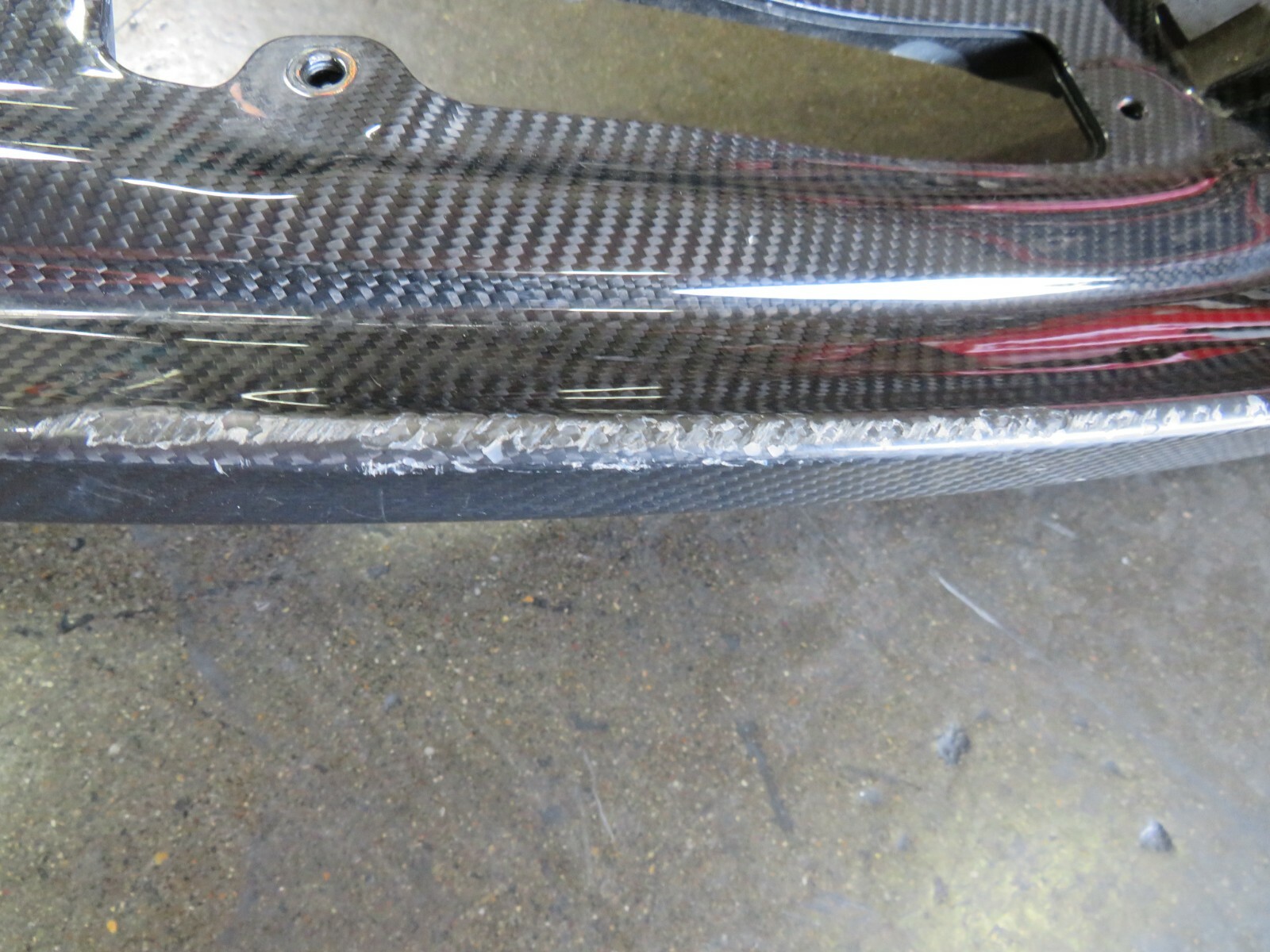 Mclaren 600LT, Rear Bumper, Upper Section, Carbon Fiber, Used, Dmg, 13AB475RP