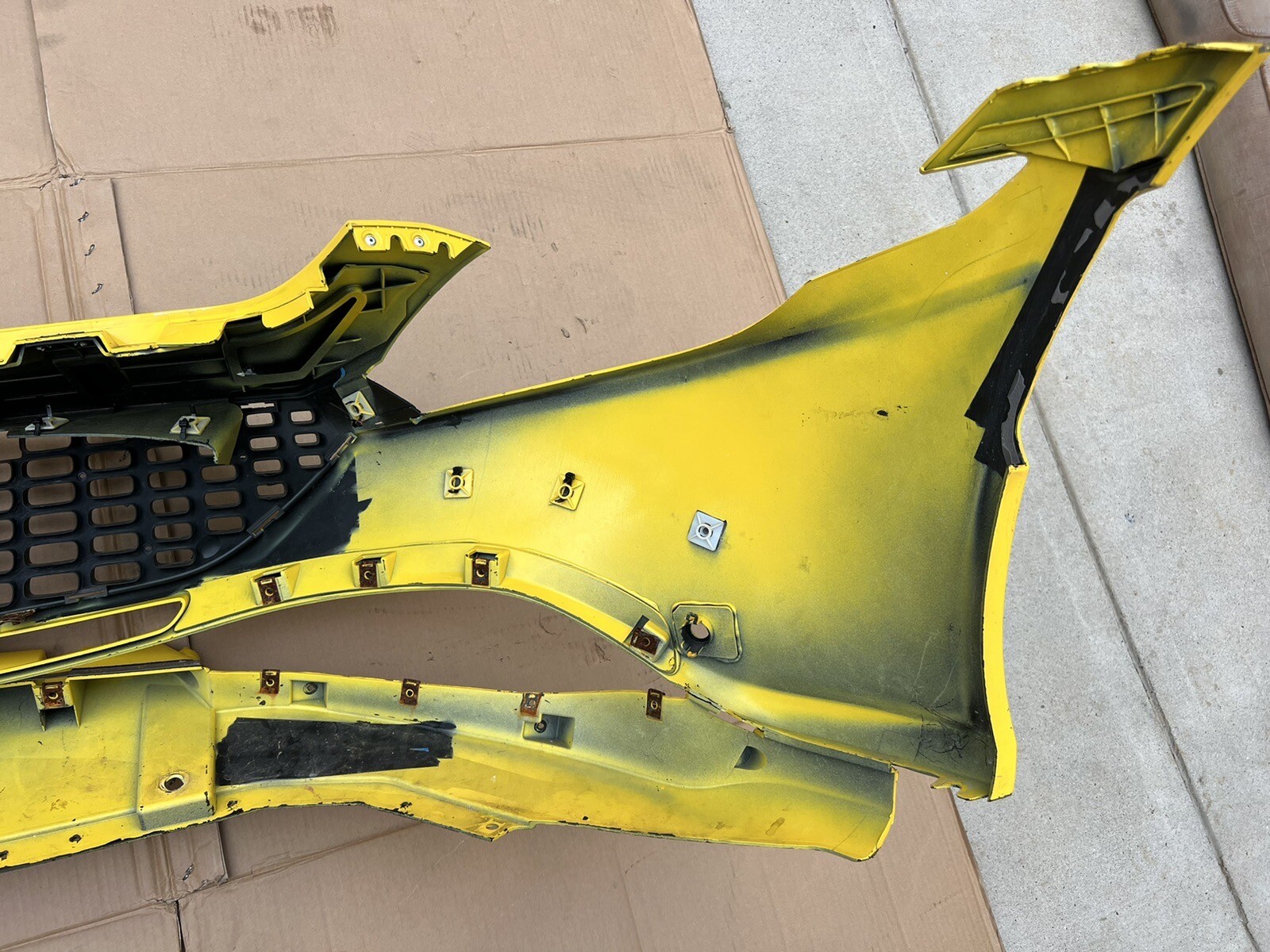 ✅🔥 FERRARI F169 ROMA FRONT BUMPER COVER 2020 2021 2022 2023 898568 OEM Yellow