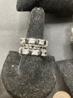 Trio of Elegant CZ and Black Diamond Cocktail Rings From My Film Collection — photo 3