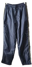 Vintage Holloway Wind Breaker Track Pants Mens Size L Navy Blue Zip Ankle 90 s