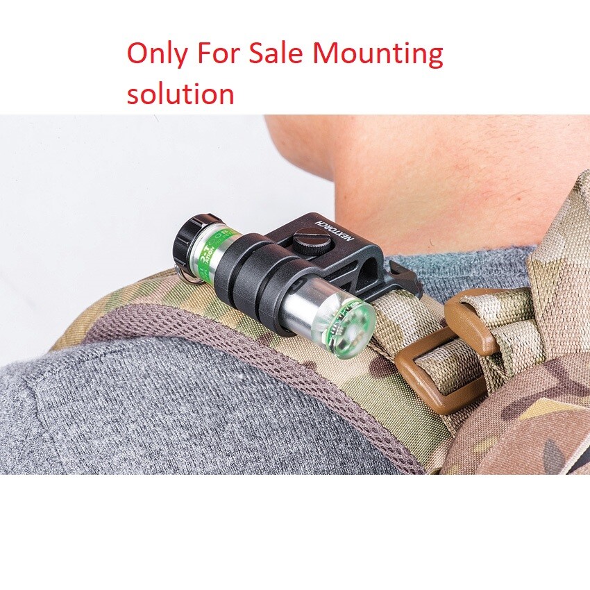 Glo-Toob Tactical Kit Blk Flexible Detachable ARC Adapter Base Plate MOLLE PALS