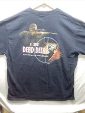 Bass Pro Shop 2XL T-Shirt Buck Wear “I See Dead Deer” 2009 - Hunting Sports
