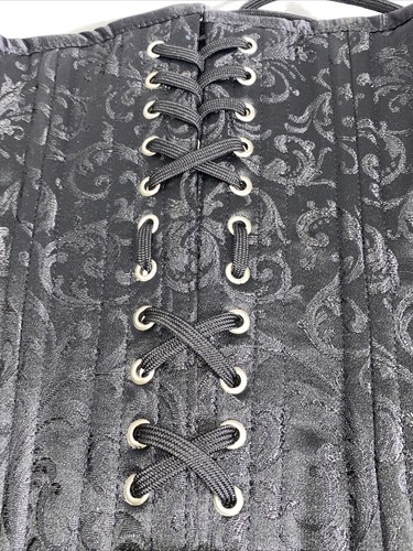 Corsetdeal Gothic Waist Trainer *Authentic* Corset Size 28 New With Tags - Picture 11 of 12