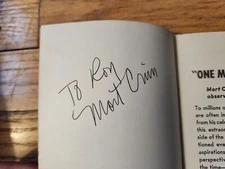 Mort Crim SIGNED One Moment Please! 1972 First Edition Paperback COA