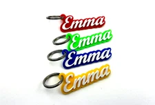 Custom Name Keychain Personalized 3D printed