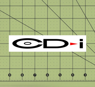 CUSTOM MADE COLLECTIBLE PHILIPS CD-i LOGO MAGNET (6 ''x1¼'') CDI