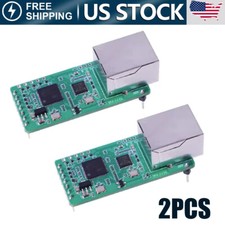 2Pcs USR-TCP232-T1 Ethernet Module Network to Serial Port TTL to MCU Converter