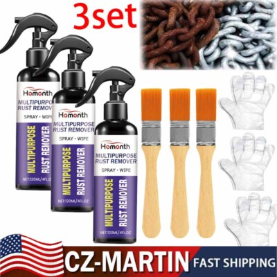 #ad Multi purpose Car Rust Removal Spray Rust Remover Rust Inhibitor Derusting Spray $41.97