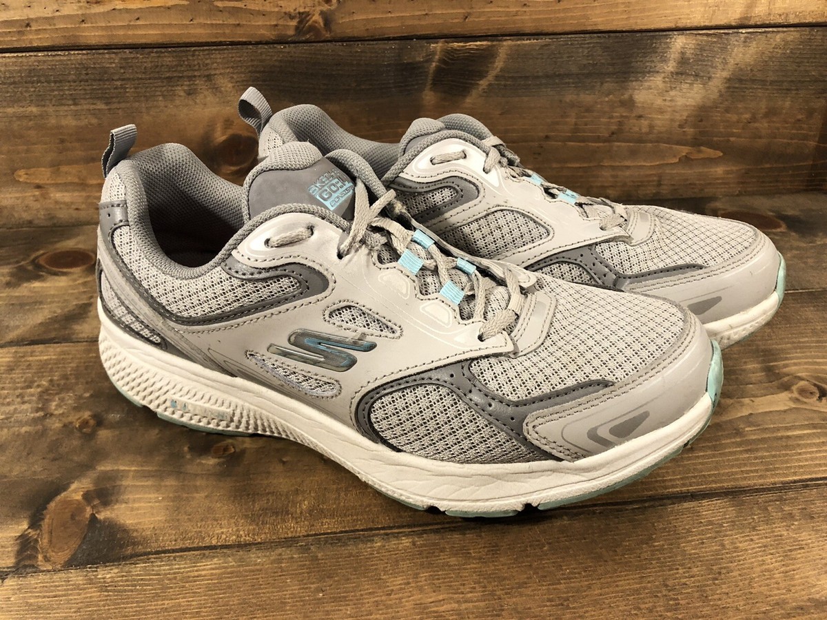Skechers Go Run Consistent Women's 128075 Grey/Turquoise