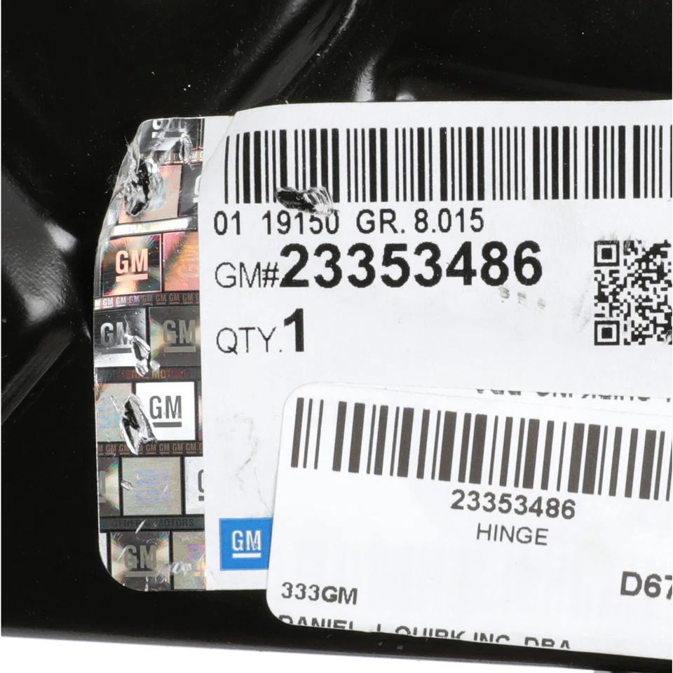 Bisagra de capó lateral del pasajero delantero GM 2016-2019 NUEVO FABRICANTE DE EQUIPOS ORIGINALES Chevrolet Volt 23353486 Foto 4 de 4