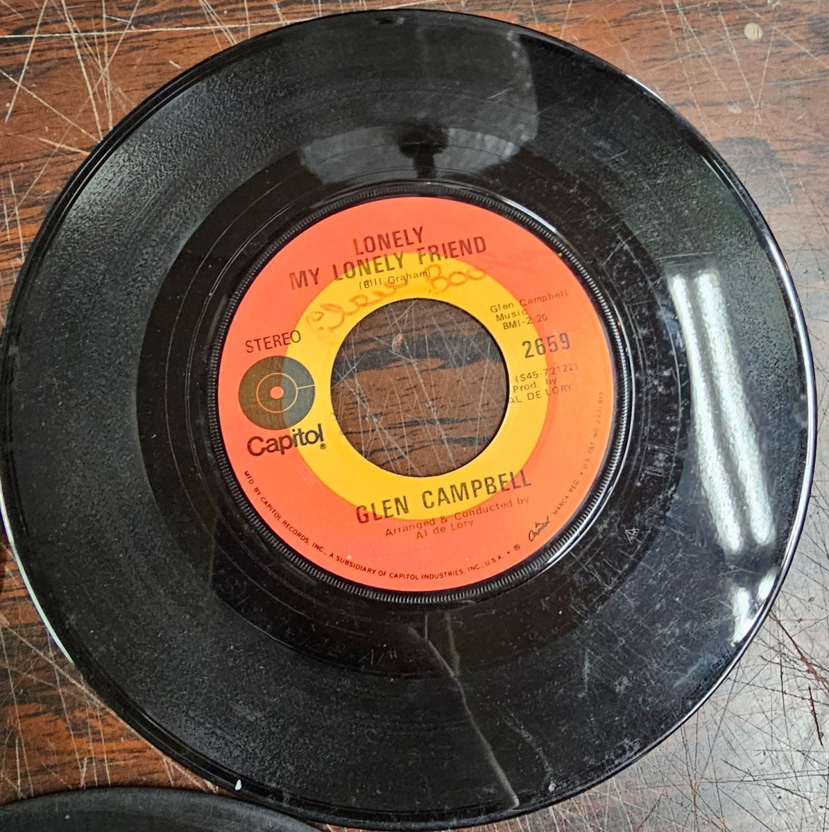 Vintage Capitol Records Various Artists 45 RPM Country Jukebox