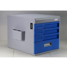 Serenelife 4 Drawer File Cabinet Desk Storage Organizer With Combination Lock For Sale Online Ebay