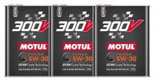 Motul 300V POWER RACING 5W30 6L Fully Synthetic Racing Engine Motor Oil (3 x 2L)