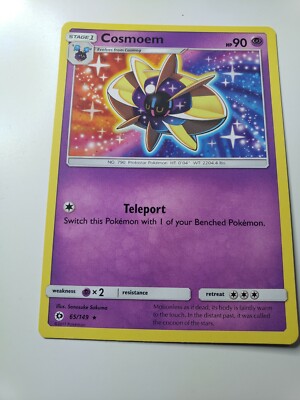 Pokémon TCG Cosmoem Sun & Moon Base Set 65/149 Regular Rare Card