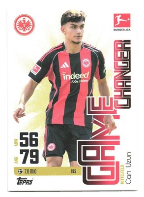 2025-26 Topps Match Attax Bundesliga Eintracht Frankfurt Game Changer Can Uzun
