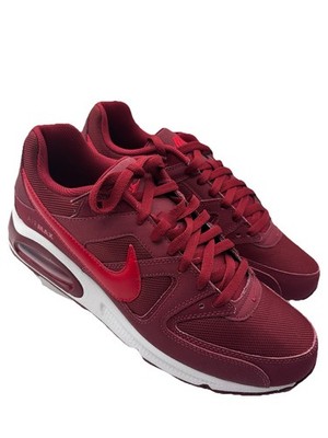 New Nike Men s 10.5 Wmns 12 Air Max Command Team Red/Gym Red-White 629993 661