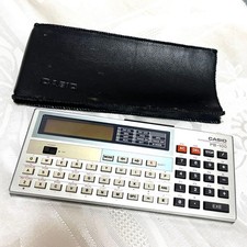 CASIO PB-100 Pocket Computer Retro Vintage with Cover Untested