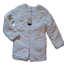 Nike Women's Loose Fit High Pile Jacket FV8025-104 Light Orewood Brown