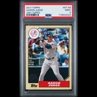 2017 Topps 1987 Aaron Judge RC #87-58 PSA 9 Mint Yankees Rookie Insert Baseball