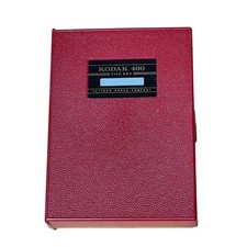 Vintage Kodak 400 File Box Removable Trays Storage Box has cover sleeve.