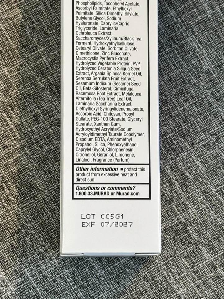 Murad Anti- Aging Moisturizer Broad Spectrum SPF 30 |PA +++  1.7 Oz EXP 07/2027 - Image 4 of 4