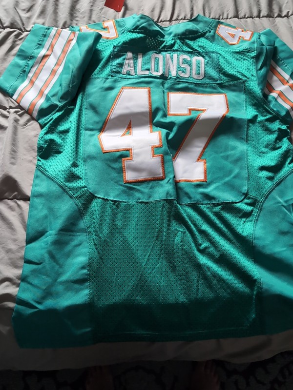 2016-18 Kiko Akonso Aqua Field Jersey Miami Dolphins