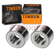 2 pc Timken Front Wheel Bearings for 1999-2003 Jaguar XJ8 Axle Drivetrain cr