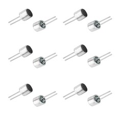 20Pcs 6050P-50DB Electret Microphone Pickup 6mm x 5mm Cylindrical Condenser M...