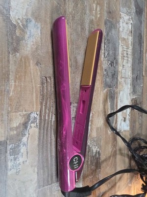 CHI Hair Straightener Flat Iron 1'' Fast Heat Hot Pink GF8008