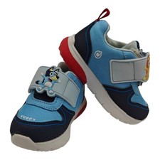Bluey Toddler Boys Light Up Slip On Sneakers Sz 8 READ