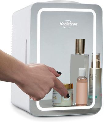 Compact Mini Fridge for Skincare, Drinks & Breast Milk - 8 Can Cooler