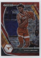 2021 Panini Prizm Draft Picks Choice Red 37/88 Greg Brown III #27 Rookie RC 1b9i