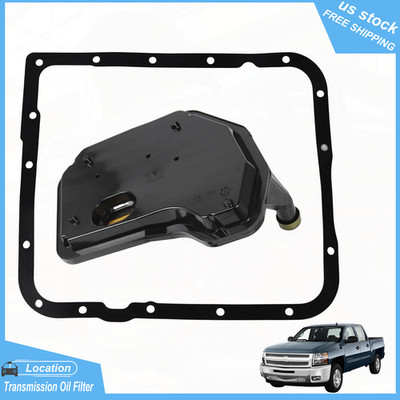 4L60E 4L65E Transmission Filter with Gasket Kit pan depth 3 inch For Chevy GMC..
