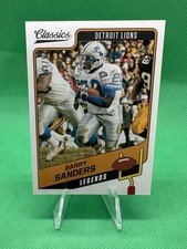BARRY SANDERS 2021 PANINI CLASSICS #107 BLUE BACK PARALLEL 39/75 Lions SP