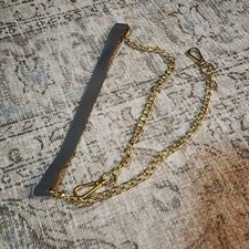 Gray Faux Leather Crossbody Purse Bag Strap Gold Chain