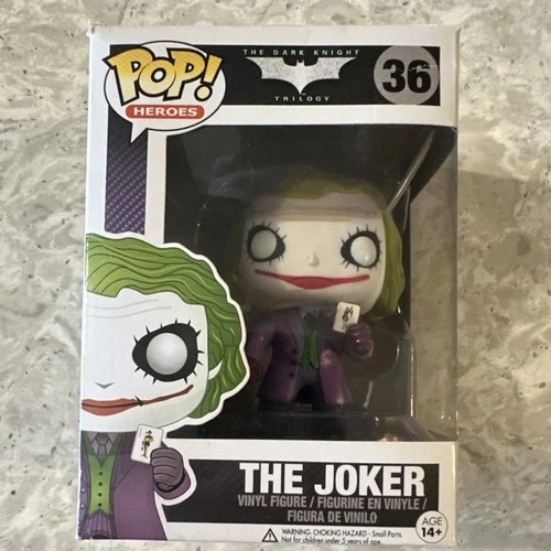 ☘️Funko Pop! Vinyl Heroes The Joker #36 The Dark Knight Trilogy Figure☘️