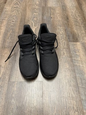 adidas Men's Black Cloudfoam Low Top Lace Up Athletic Sneakers