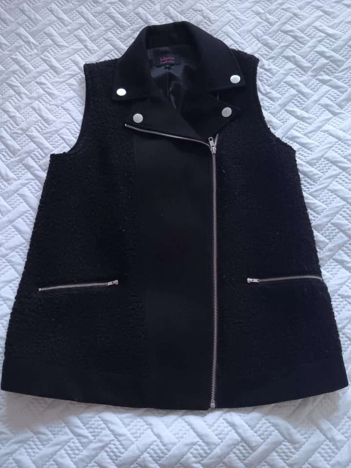 Wayne by Wayne Cooper Women's Black Sleevless Vest - Size 12 - image 3 of 4