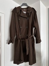 Max Mara Trench Coat Overcoat 38 M Brown Made In Italy Trench Coat Jacket