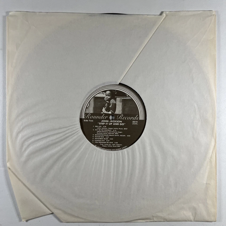 John Jackson “Step It Up And Go” LP/Rounder Records 2019 (EX) 1979 Blues Foto 3 de 4