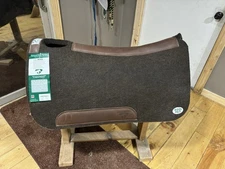 Brand New Dimond Wool Western Saddle Pad 1in Thick Wool Felt