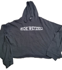 Koe Wetzel Cropped Hoodie Women's XL Black