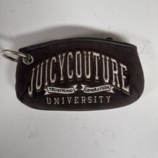 Vintage Y2K Juicy Couture Trust Fund University Wallet Purse 8 x4