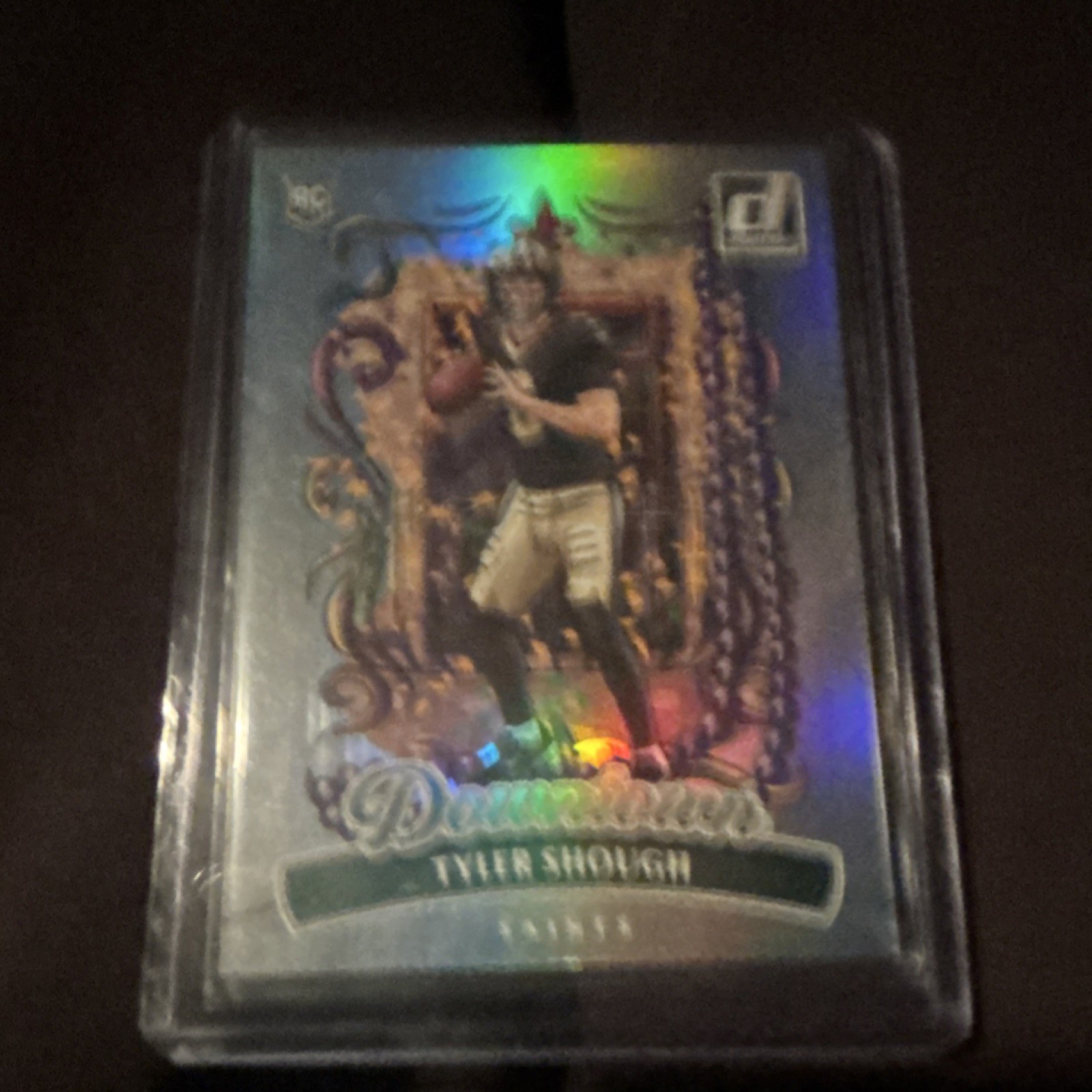 Panini Donruss 2025 Downtown Tyler Shough Rookie Saints Football Card