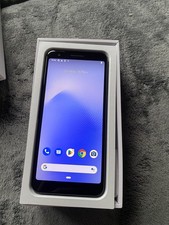 Google Pixel 3a 64GB Unlocked Black Excellent Condition Whole Set Android 10 